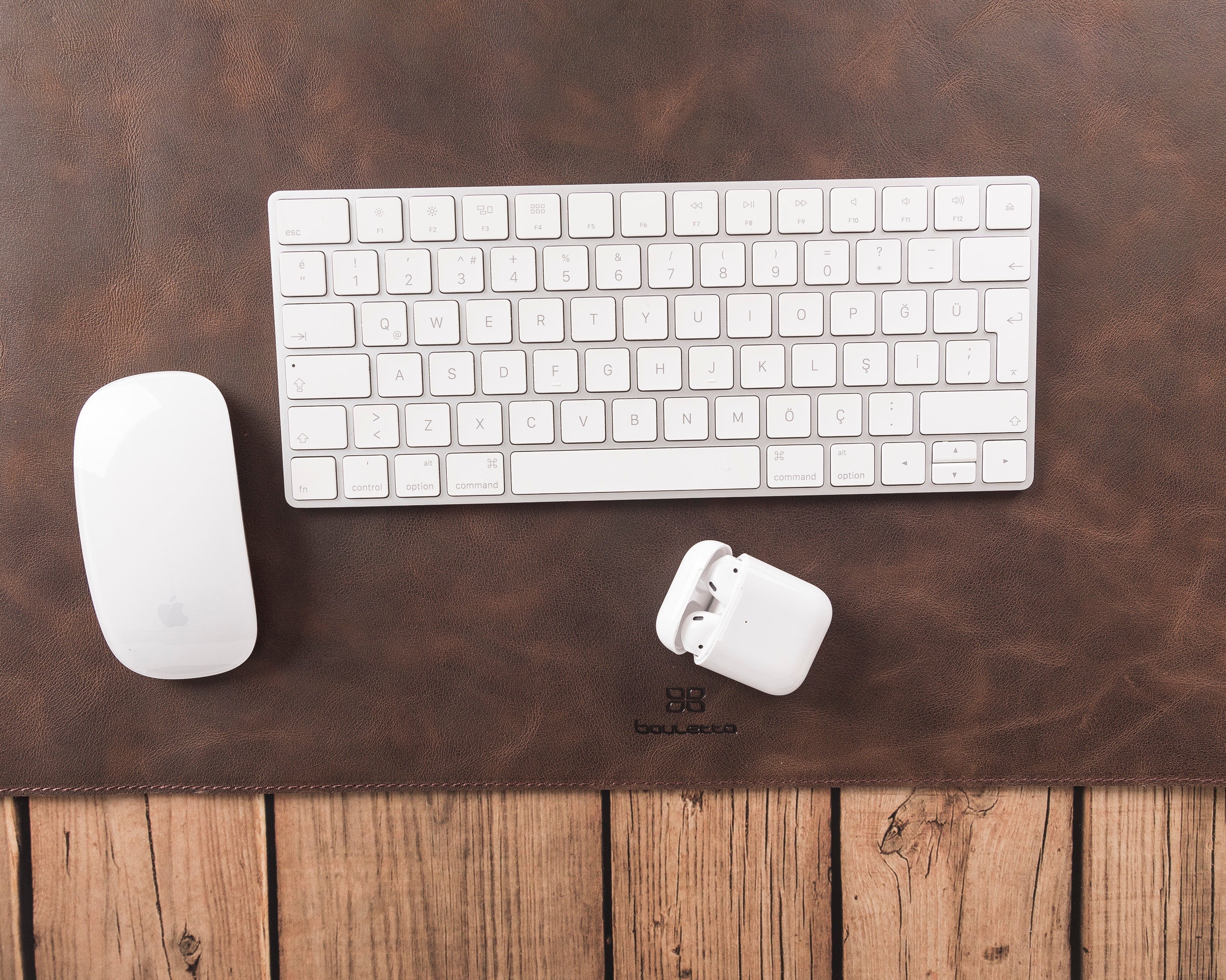 Axion Genuine Natural Leather Desk Mat