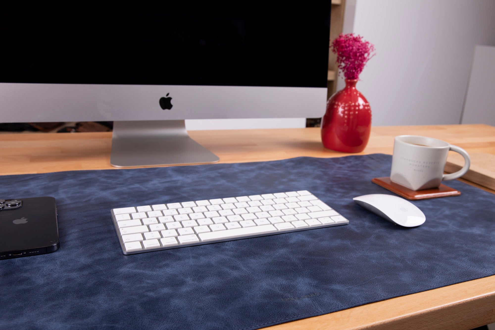 Axion Genuine Natural Leather Desk Mat