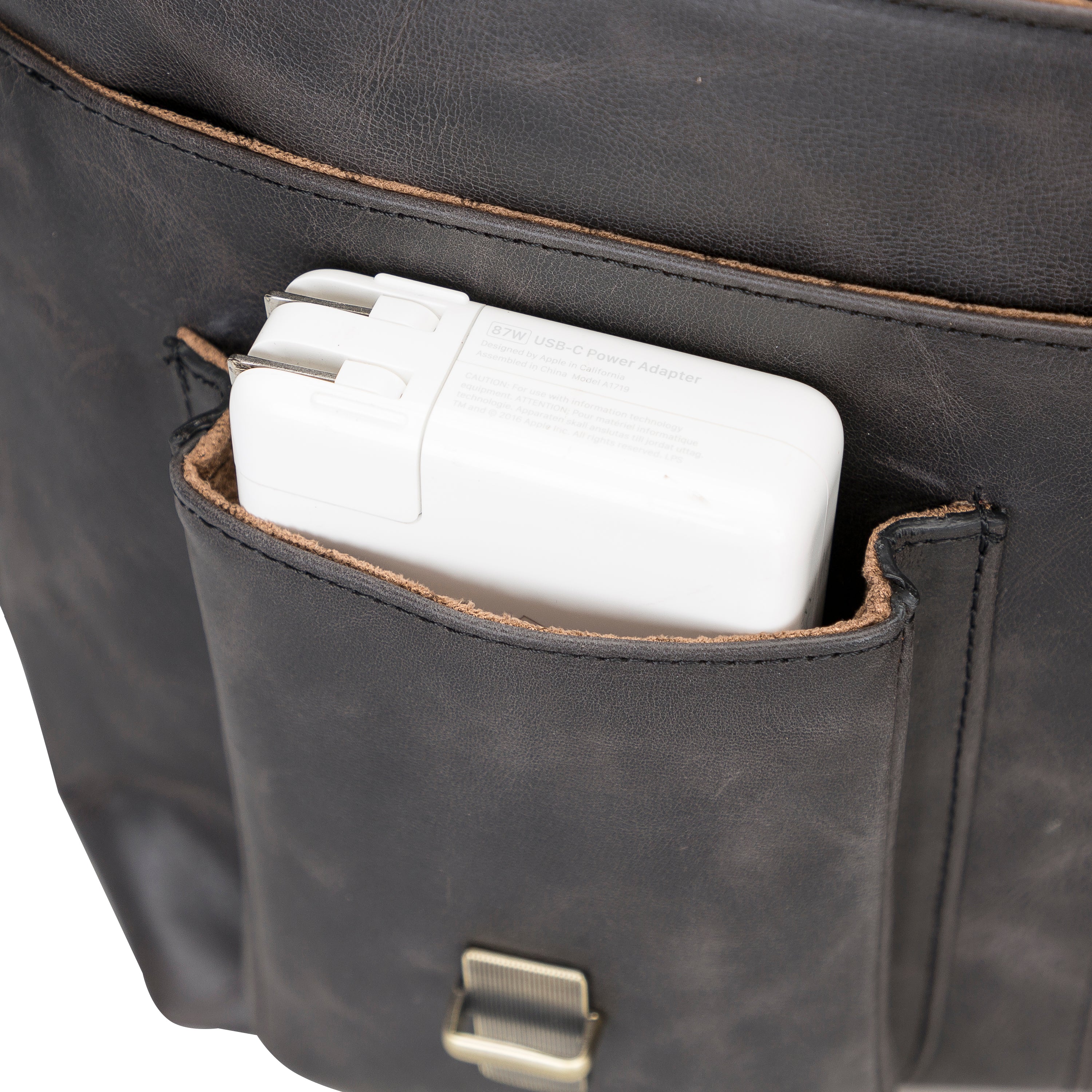 Olympus Genuine Leather Business Briefcase / Laptop Case