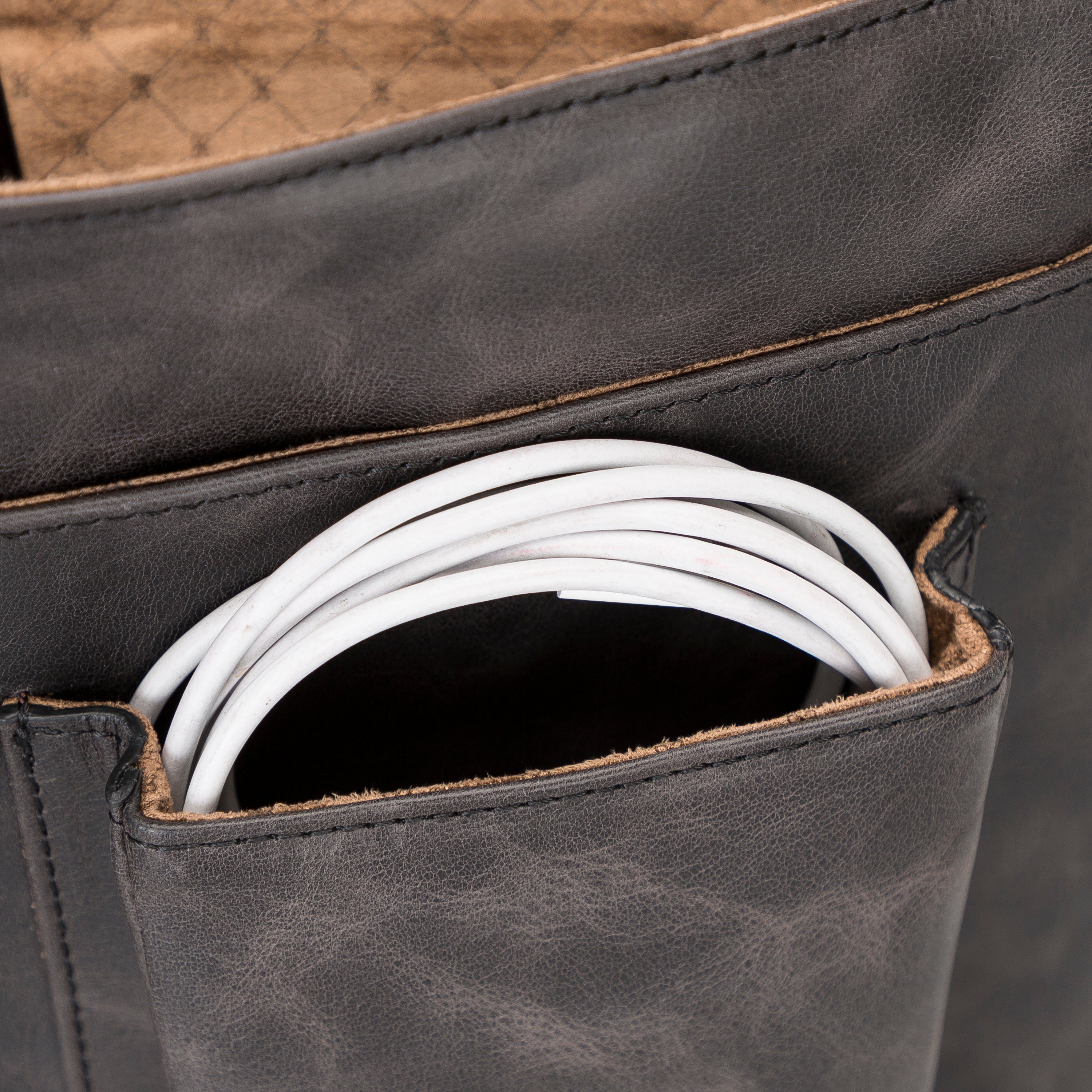 Olympus Genuine Leather Business Briefcase / Laptop Case