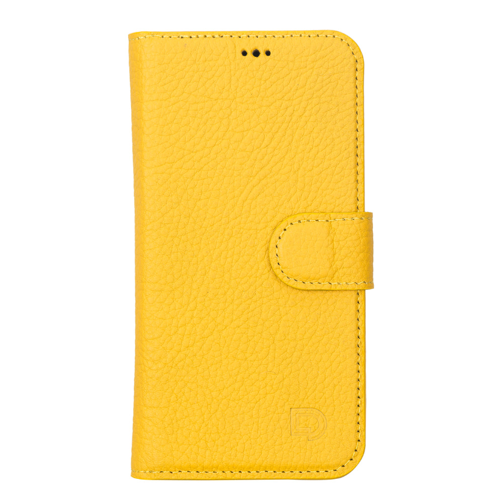 Delfi, Magic iPhone 13 Pro Genuine Leather Detachable Wallet Case