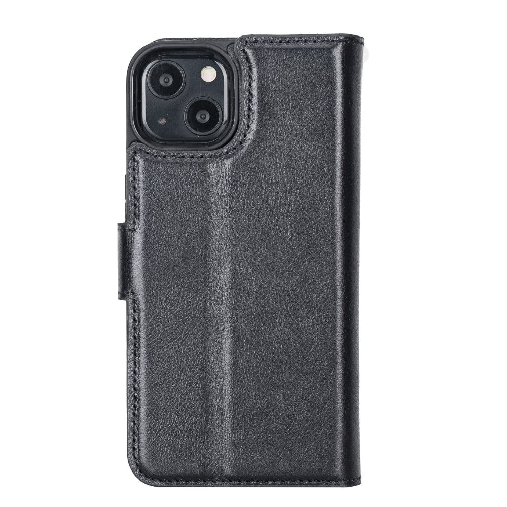 Delfi, Magic iPhone 13 Genuine Leather Detachable Wallet Case