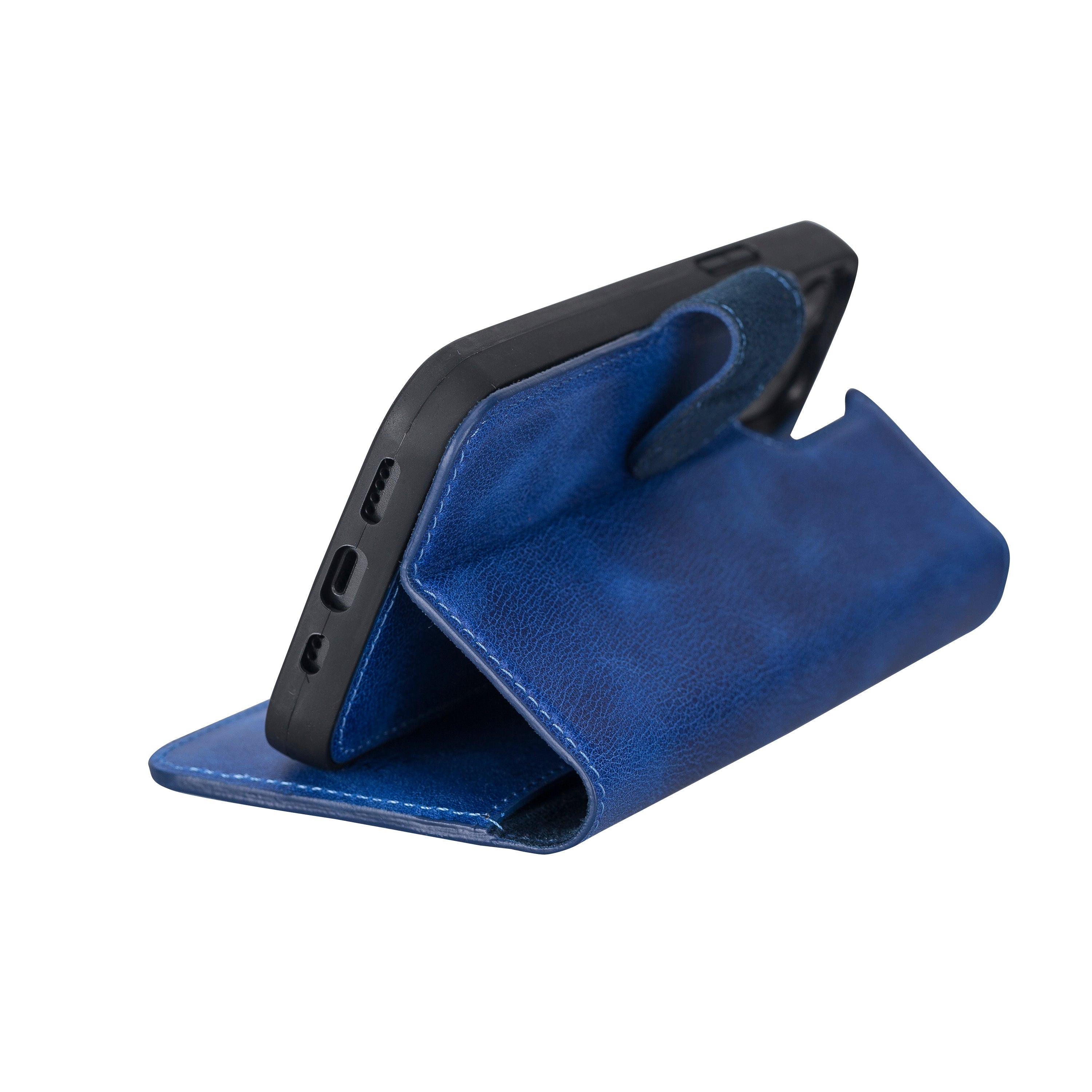 Delfi, Magic Genuine Leather iPhone 12 / 12 Pro Detachable Wallet Case