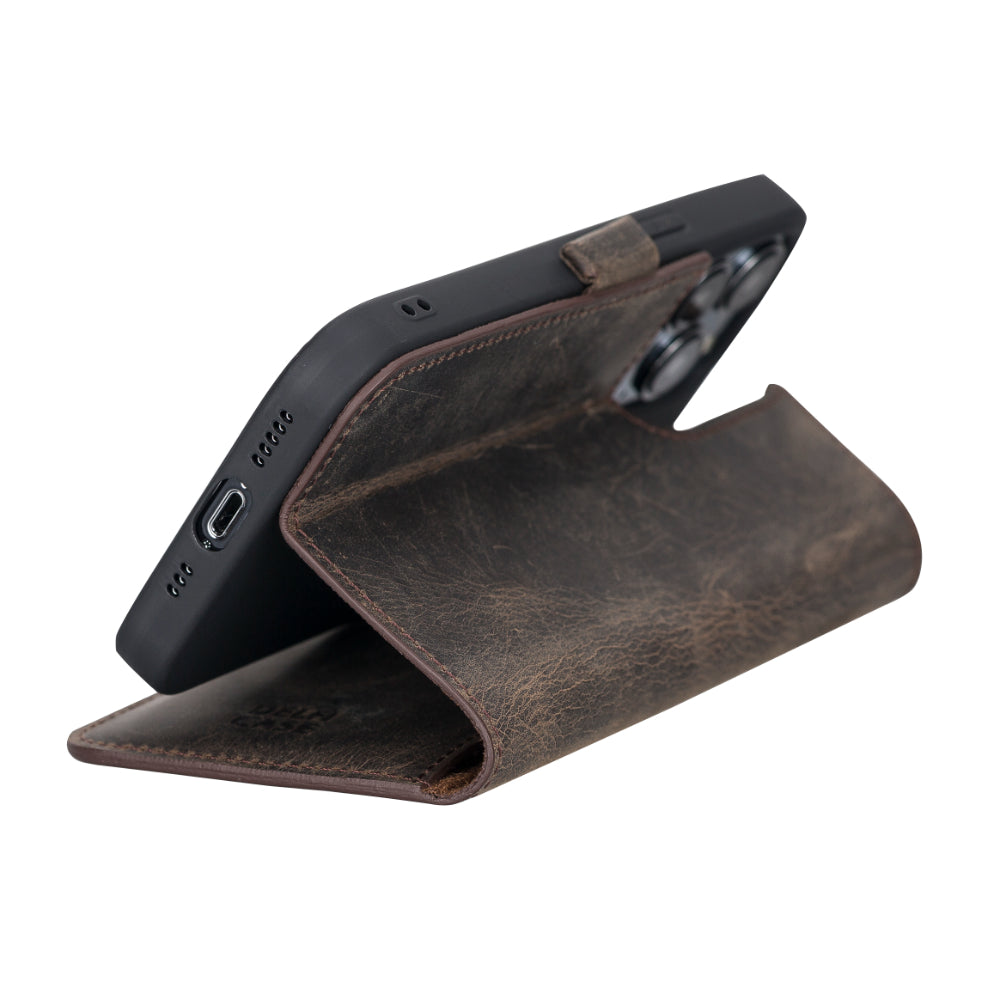 Delfi, TD Wallet iPhone 13 Pro Genuine Leather Wallet Case