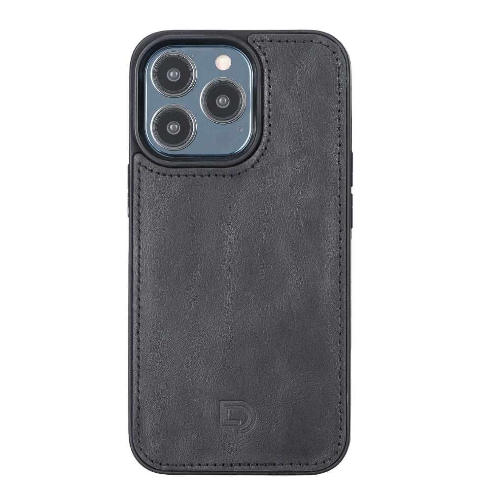 Delfi, Trina iPhone 13 Pro Genuine Leather Detachable and Zipper Wallet Case