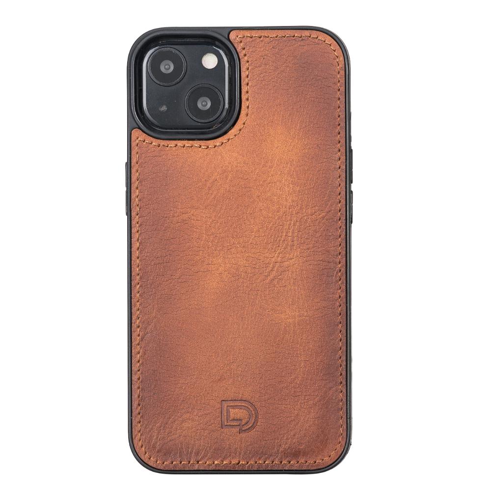 Delfi, Trina iPhone 13 Genuine Leather Detachable and Zipper Wallet Case