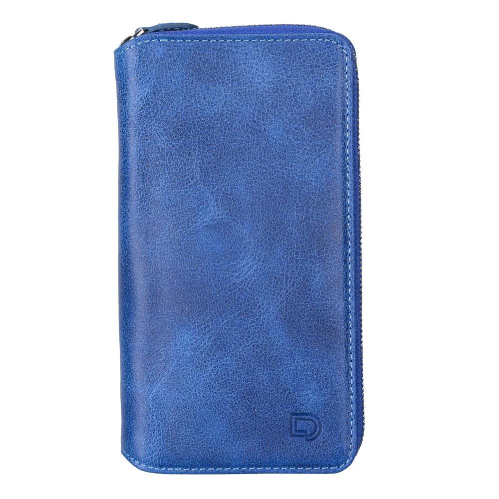 Delfi, Trina iPhone 13 Genuine Leather Detachable and Zipper Wallet Case