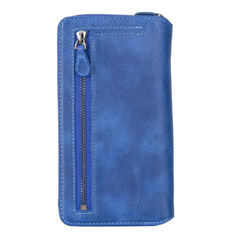 Delfi, Trina iPhone 13 Genuine Leather Detachable and Zipper Wallet Case