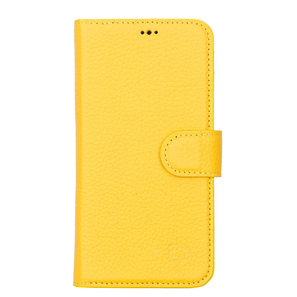 Delfi, Magic iPhone 13 Genuine Leather Detachable Wallet Case