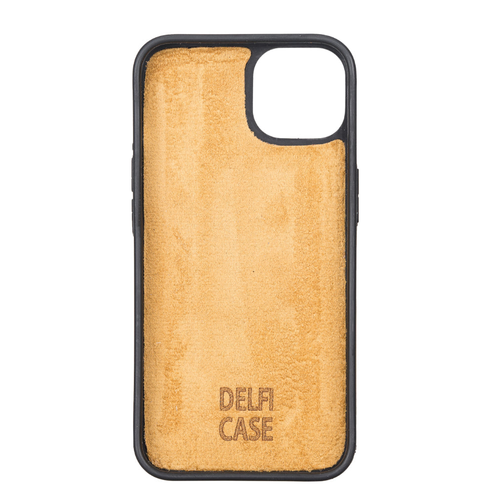 Delfi, Magic iPhone 13 Genuine Leather Detachable Wallet Case