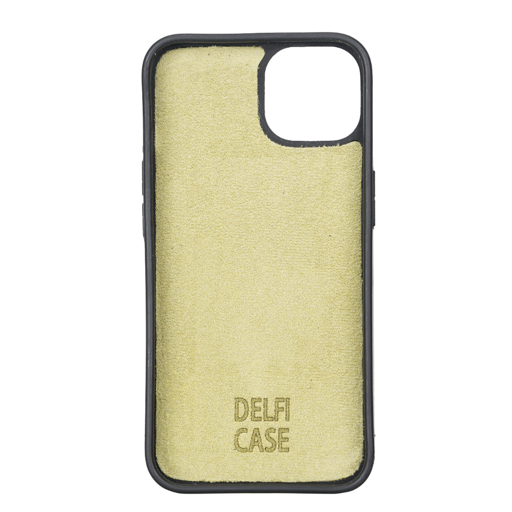 Delfi, Magic iPhone 13 Genuine Leather Detachable Wallet Case