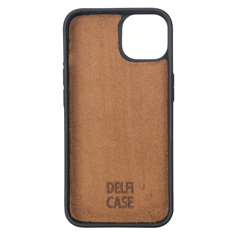 Delfi, Magic iPhone 13 Genuine Leather Detachable Wallet Case
