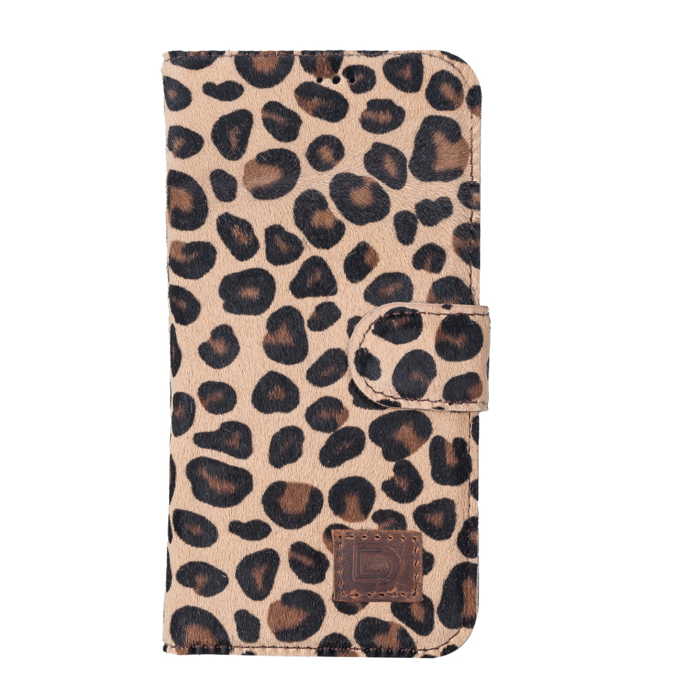 Delfi, Magic iPhone 13 Pro Genuine Leather Detachable Wallet Case