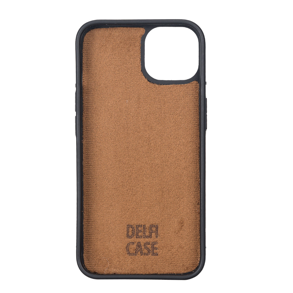 Delfi, Magic iPhone 13 Genuine Leather Detachable Wallet Case