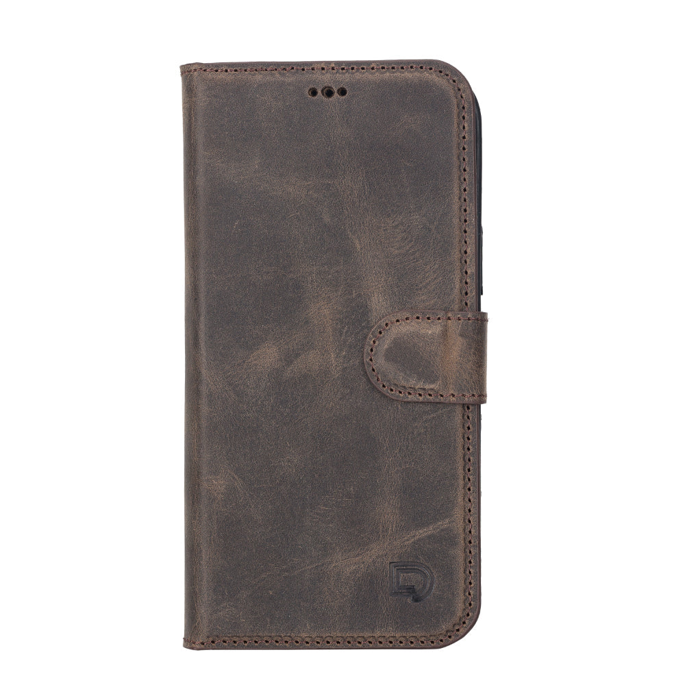 Delfi, Magic Genuine Leather iPhone 13 Pro Max Detachable Wallet Case