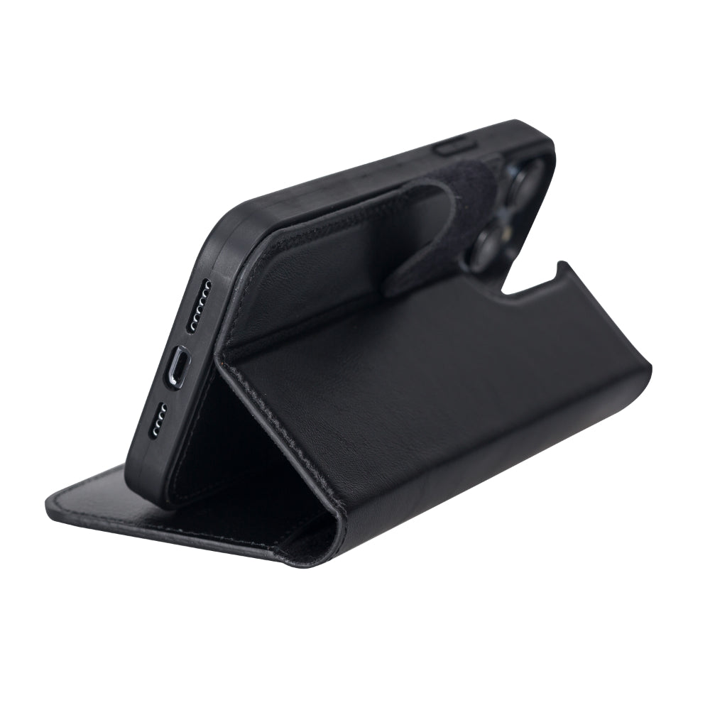 Delfi, Magic Genuine Leather iPhone 13 Pro Max Detachable Wallet Case