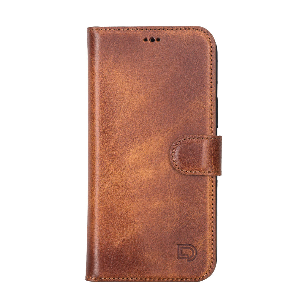 Delfi, Magic Genuine Leather iPhone 13 Pro Max Detachable Wallet Case