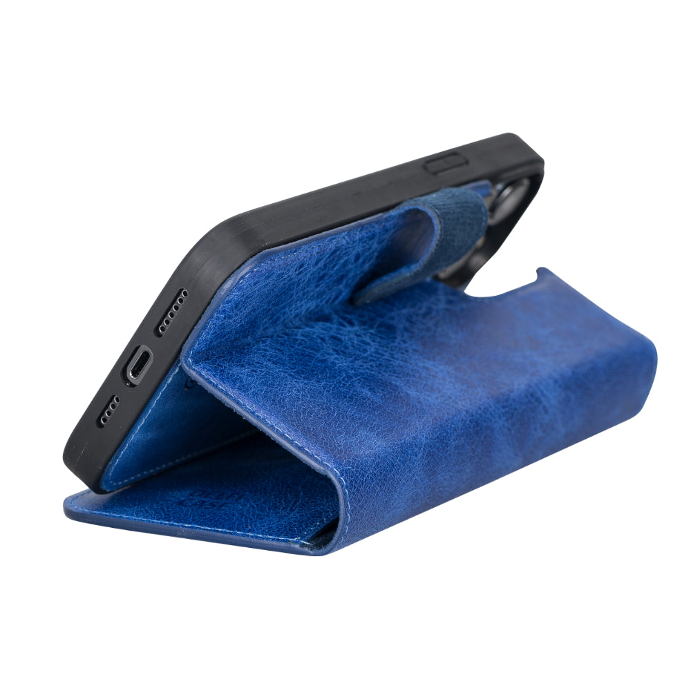 Delfi, Magic Genuine Leather iPhone 13 Pro Max Detachable Wallet Case