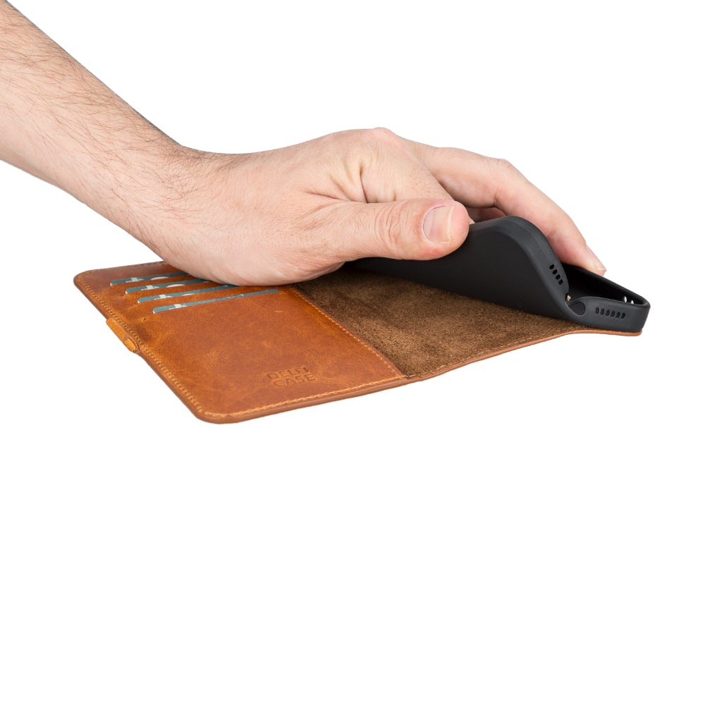 Delfi, TD Wallet iPhone 13 Genuine Leather Wallet Case