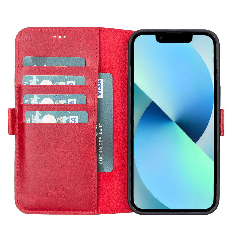 Delfi, TD Wallet iPhone 13 Genuine Leather Wallet Case