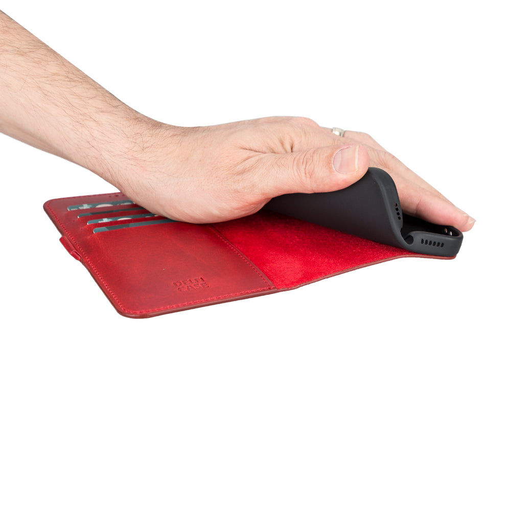 Delfi, TD Wallet iPhone 13 Pro Max Genuine Leather Wallet Case