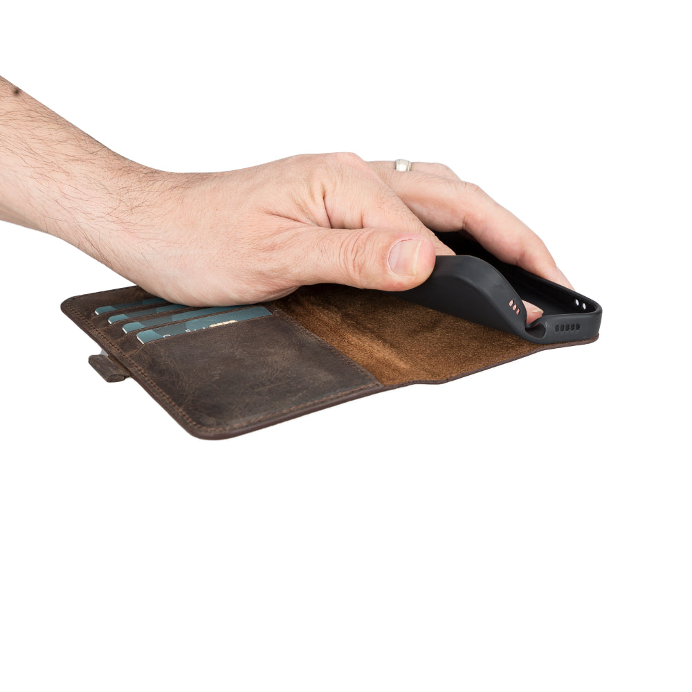 Delfi, TD Wallet iPhone 13 Pro Max Genuine Leather Wallet Case