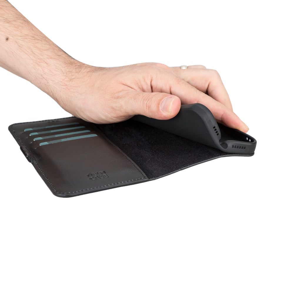 Delfi, TD Wallet iPhone 13 Pro Genuine Leather Wallet Case