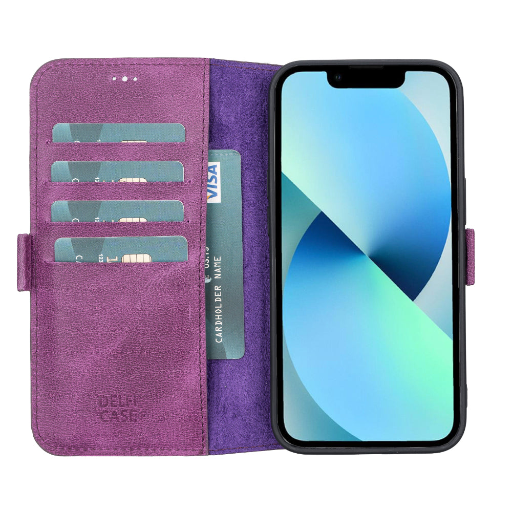 Delfi, TD Wallet iPhone 13 Genuine Leather Wallet Case