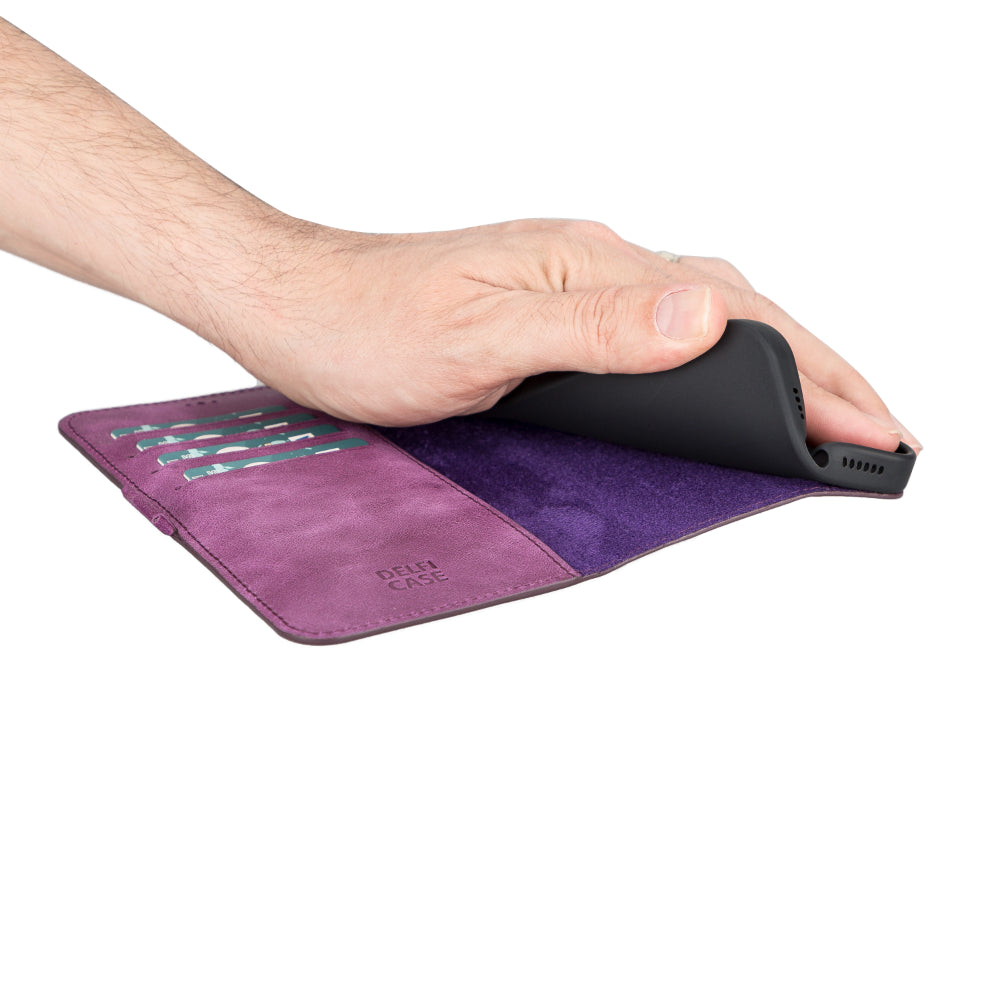 Delfi, TD Wallet iPhone 13 Pro Genuine Leather Wallet Case