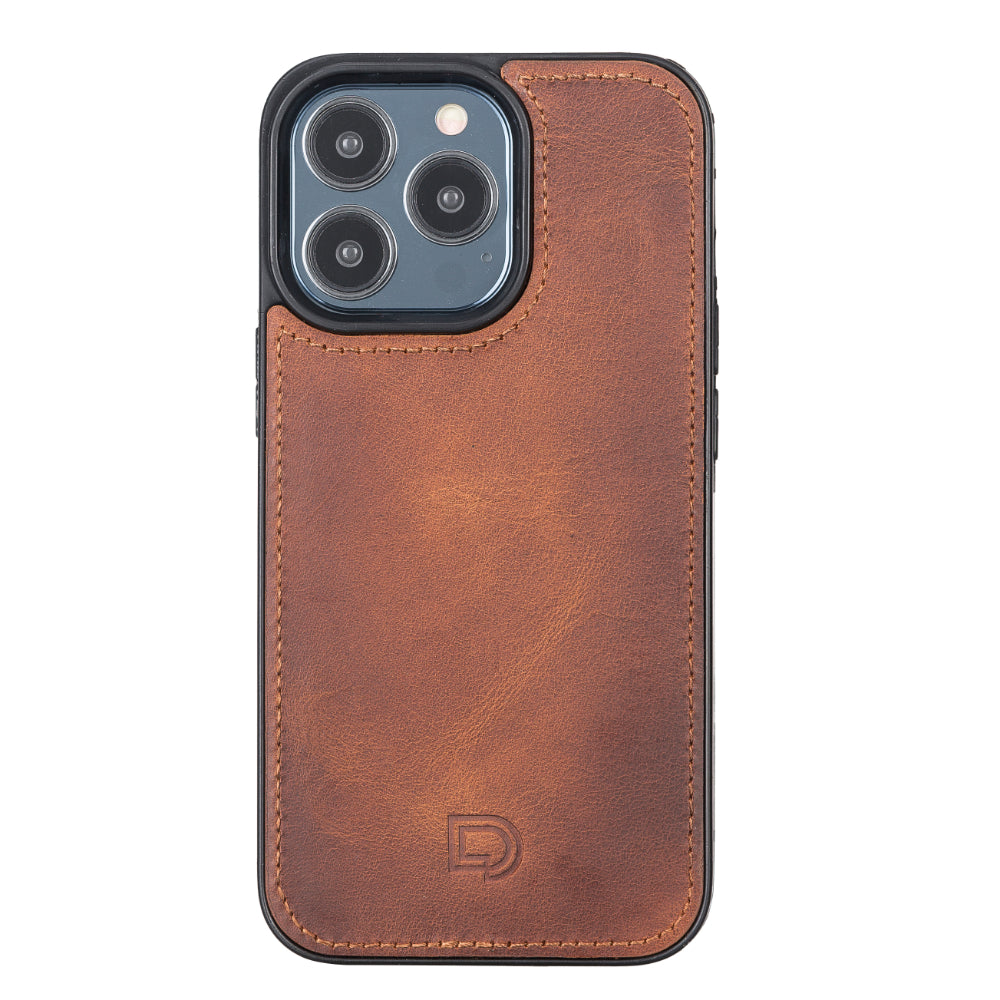 Delfi, Trina iPhone 13 Pro Genuine Leather Detachable and Zipper Wallet Case