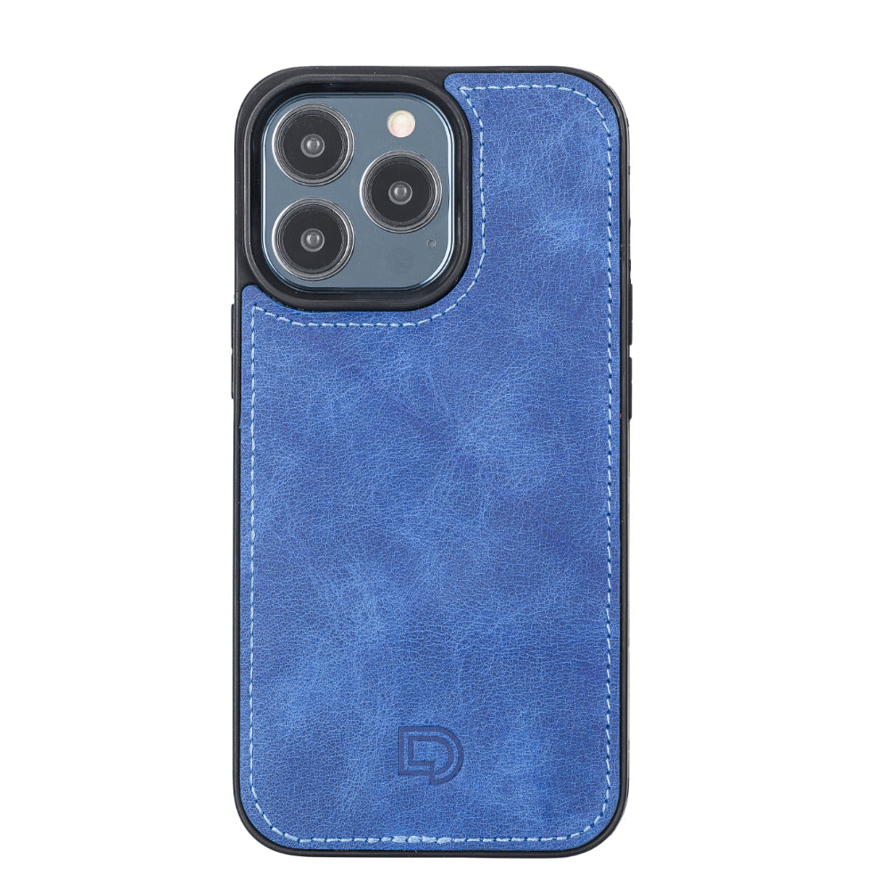 Delfi, Trina iPhone 13 Pro Genuine Leather Detachable and Zipper Wallet Case
