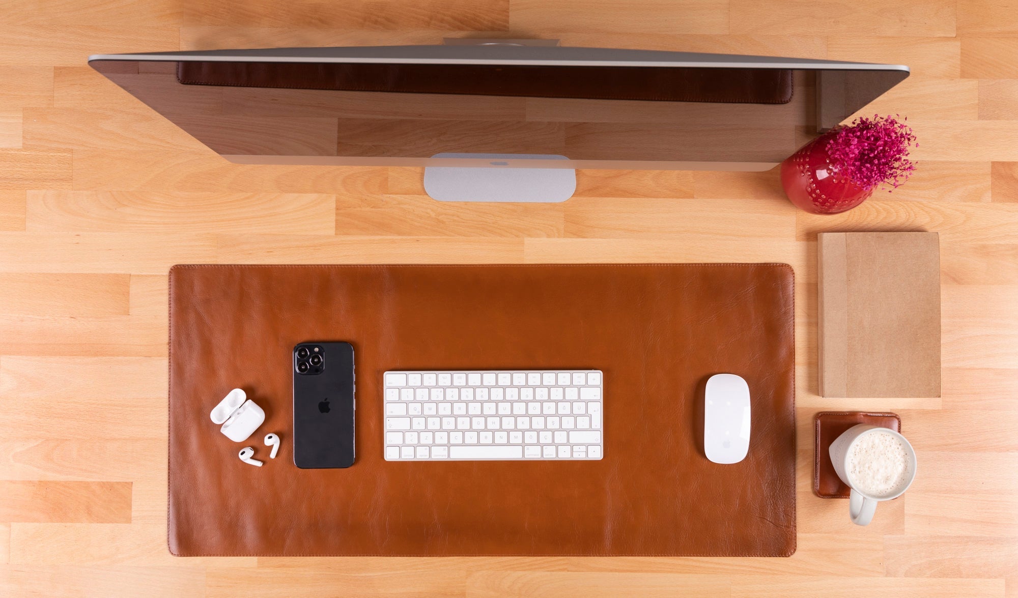 Natural Leather Desk Mat
