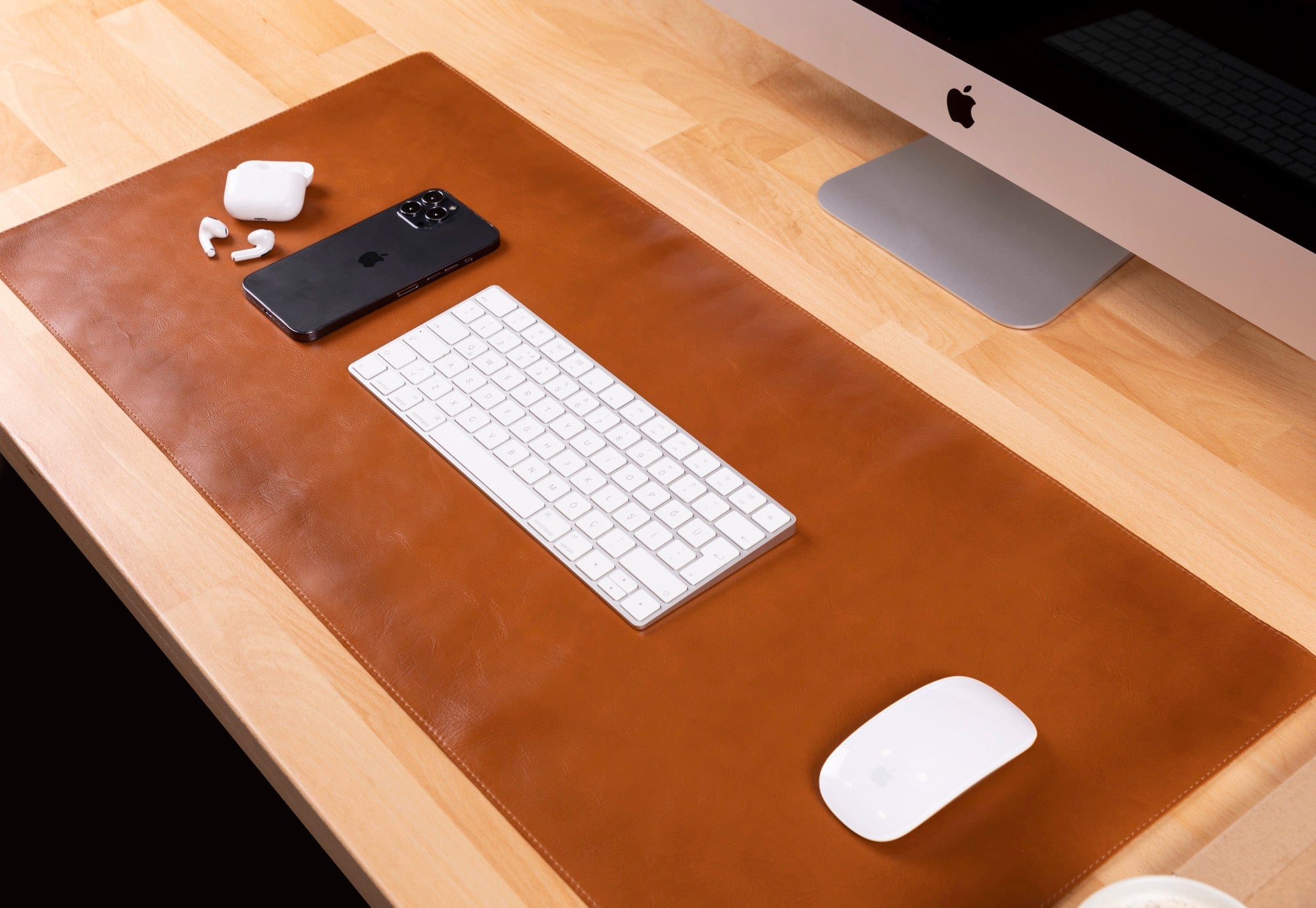 Natural Leather Desk Mat