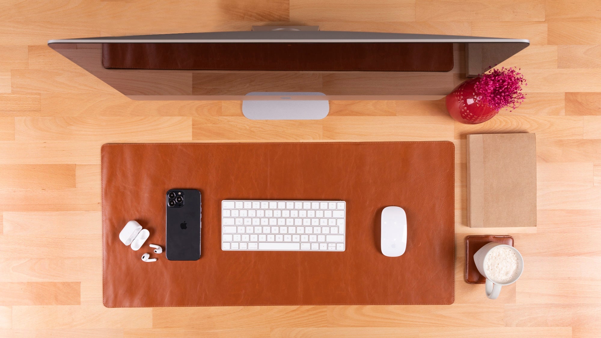 Natural Leather Desk Mat