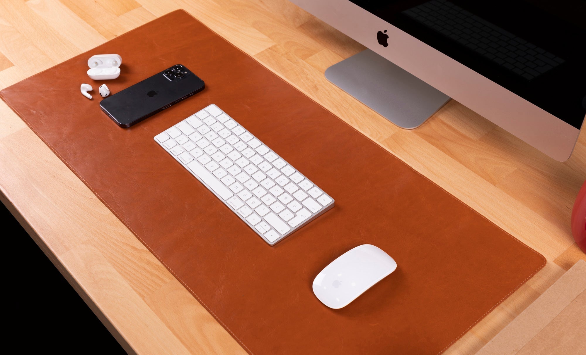 Natural Leather Desk Mat