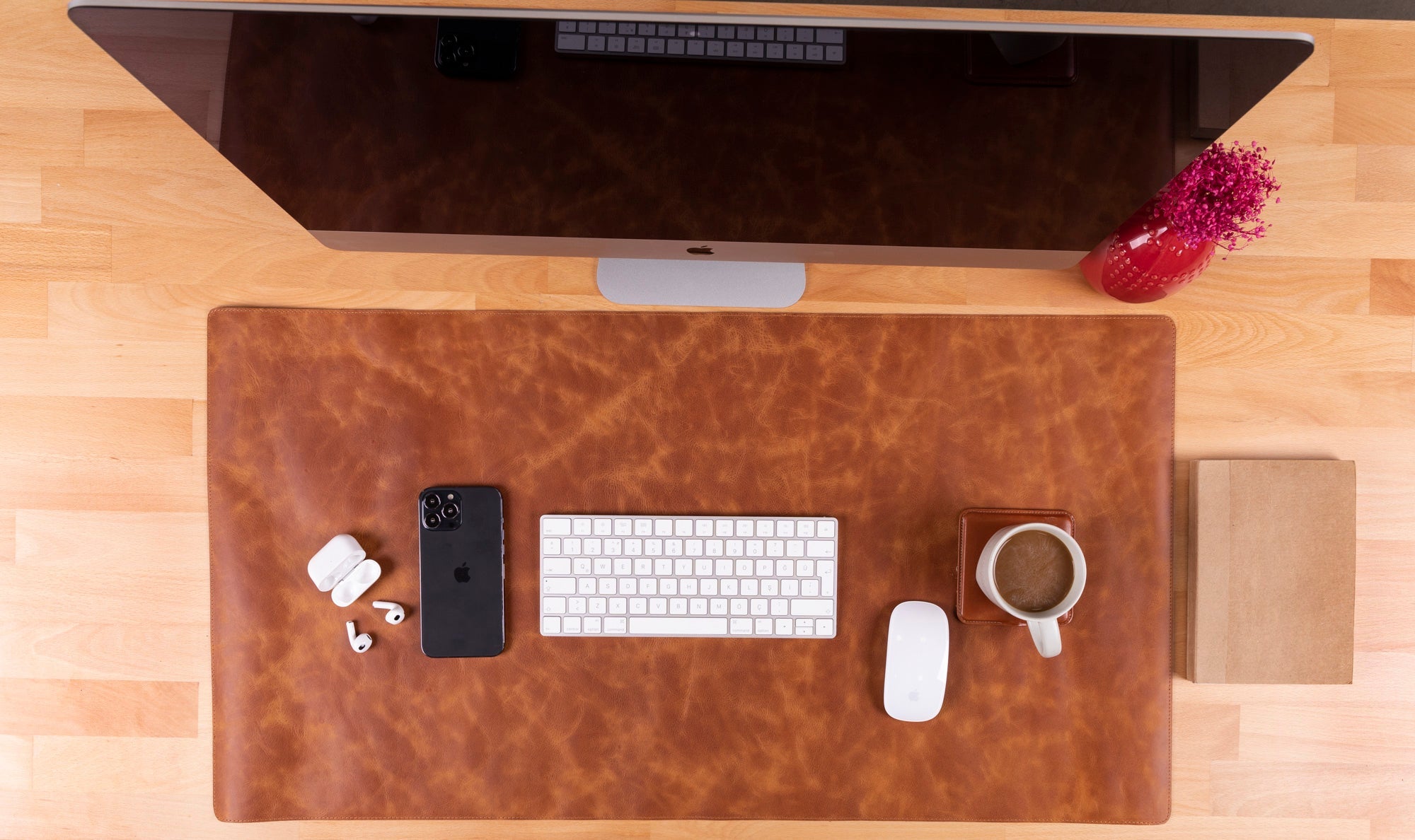 Natural Leather Desk Mat