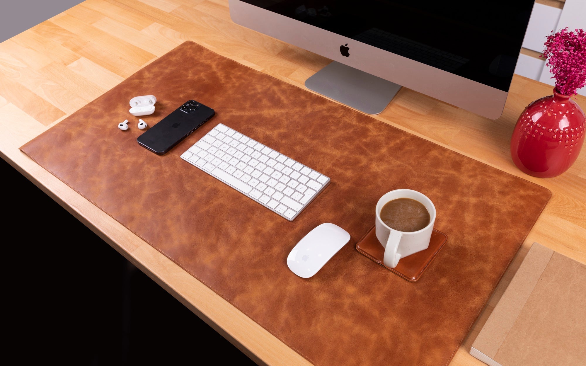 Natural Leather Desk Mat