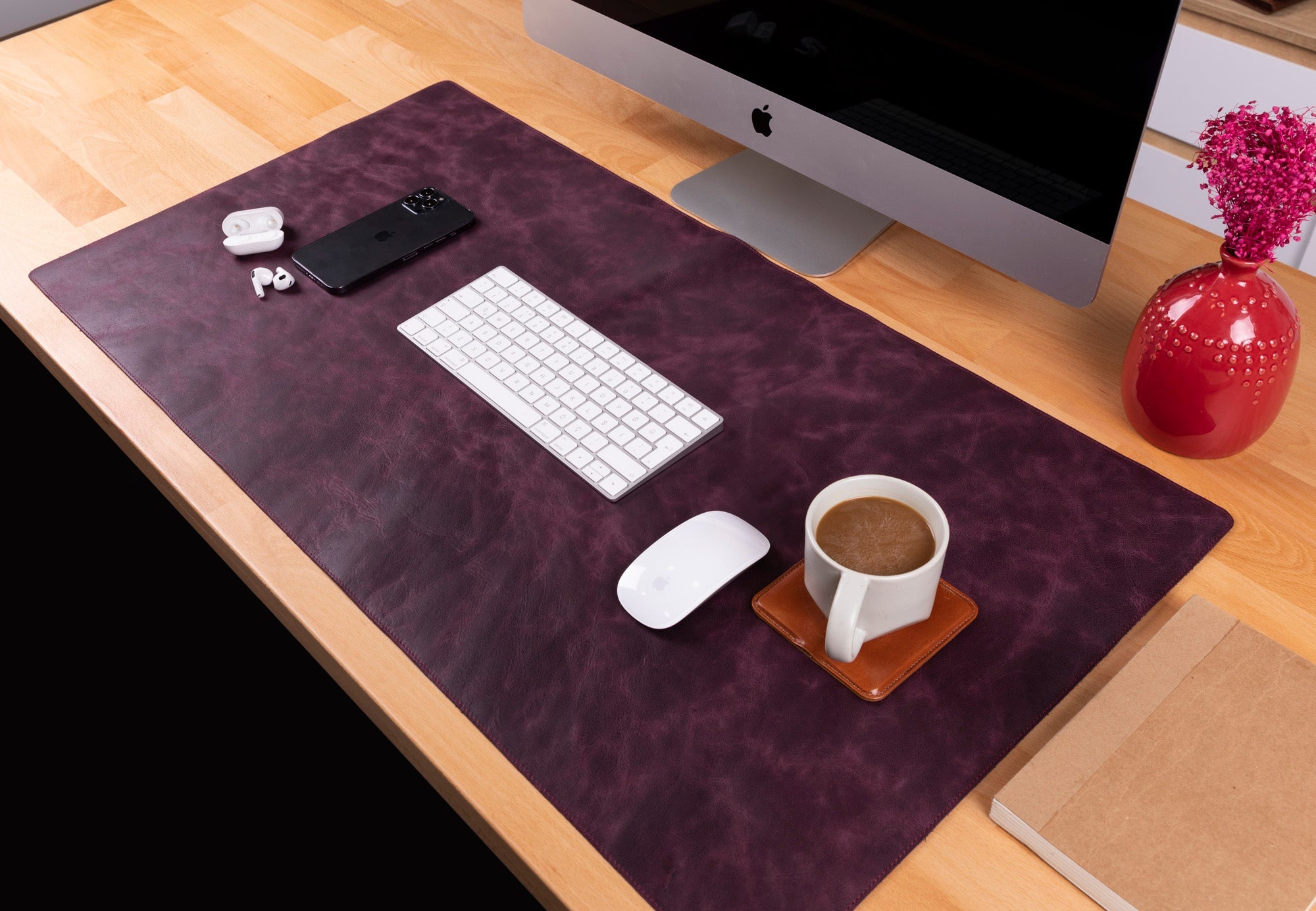 Natural Leather Desk Mat