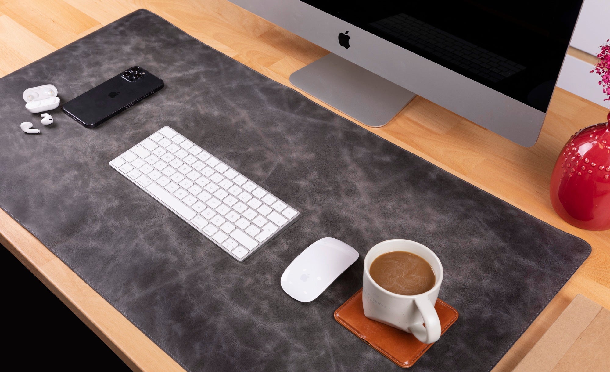 Natural Leather Desk Mat