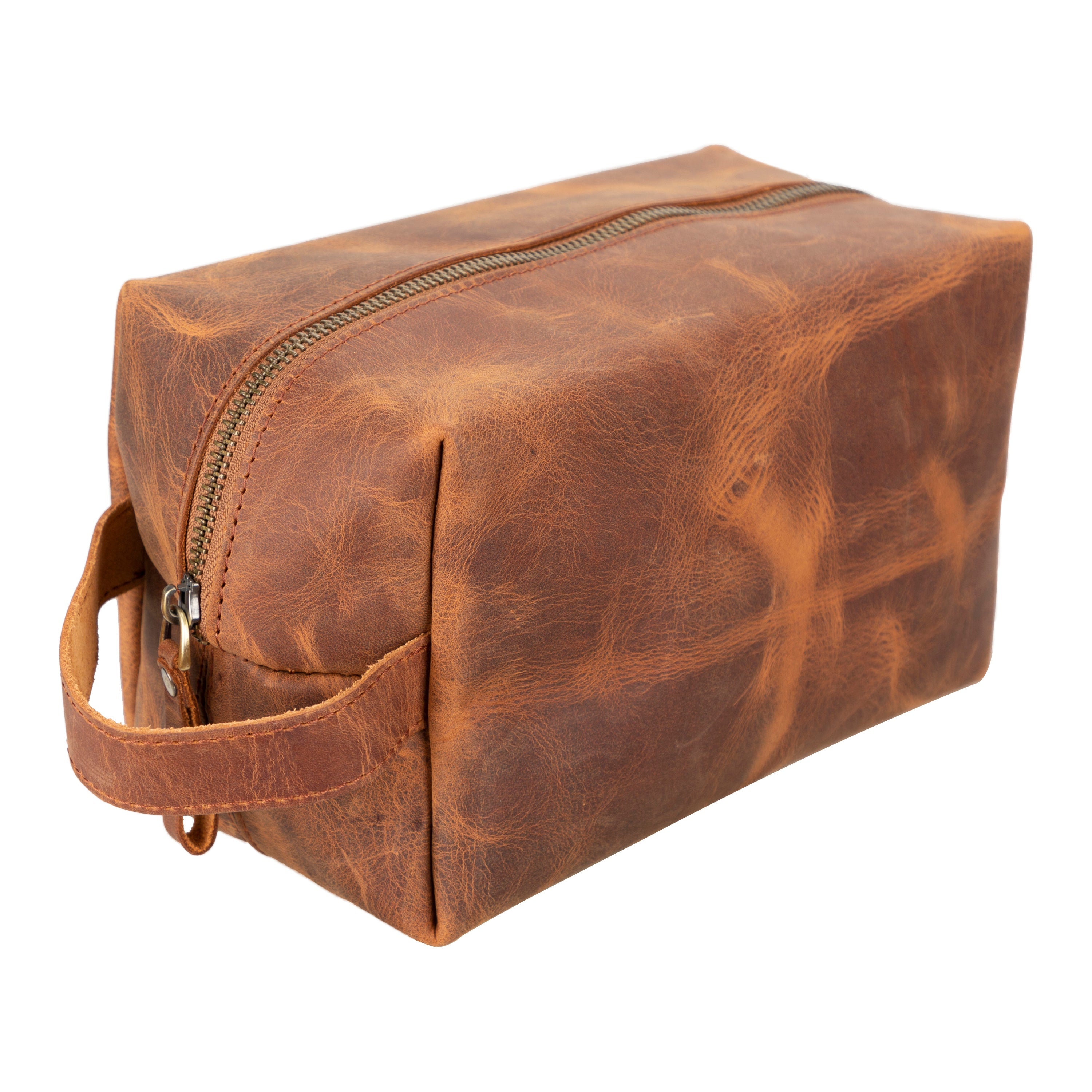 Eve Genuine Leather Dopp Kit, Medium