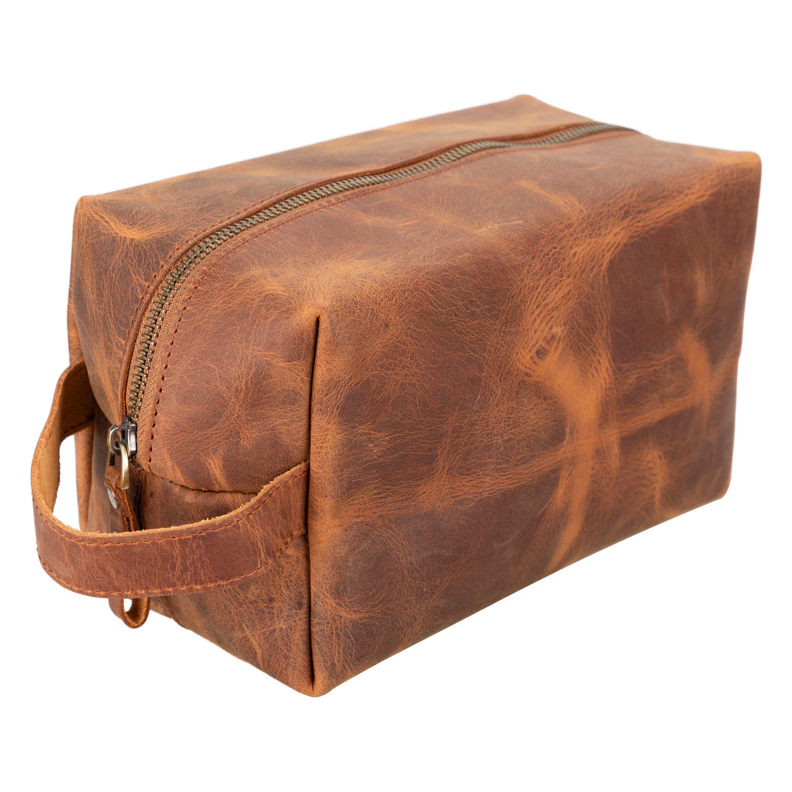 Eve Genuine Leather Dopp Kit, X Large