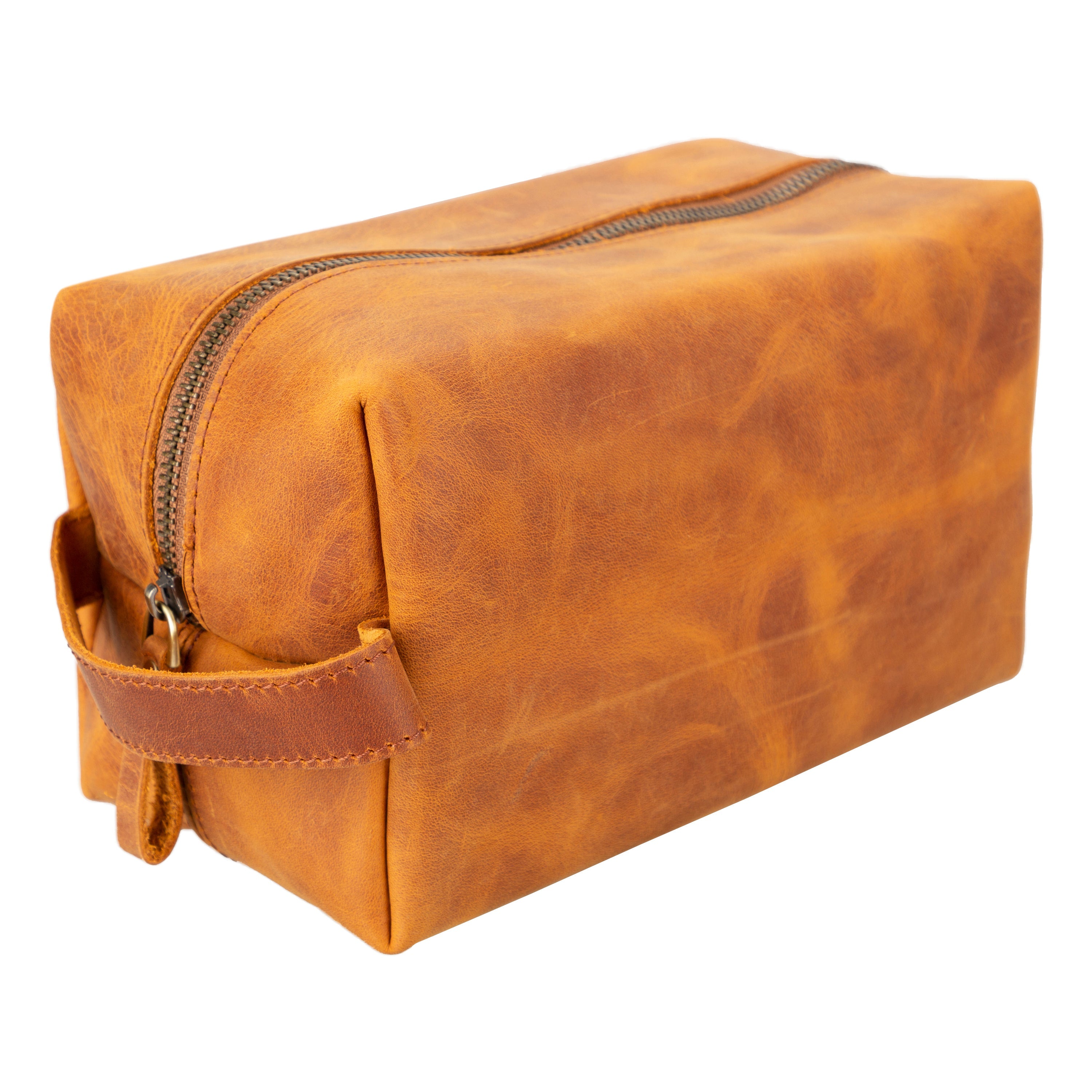 Eve Genuine Leather Dopp Kit, X Large