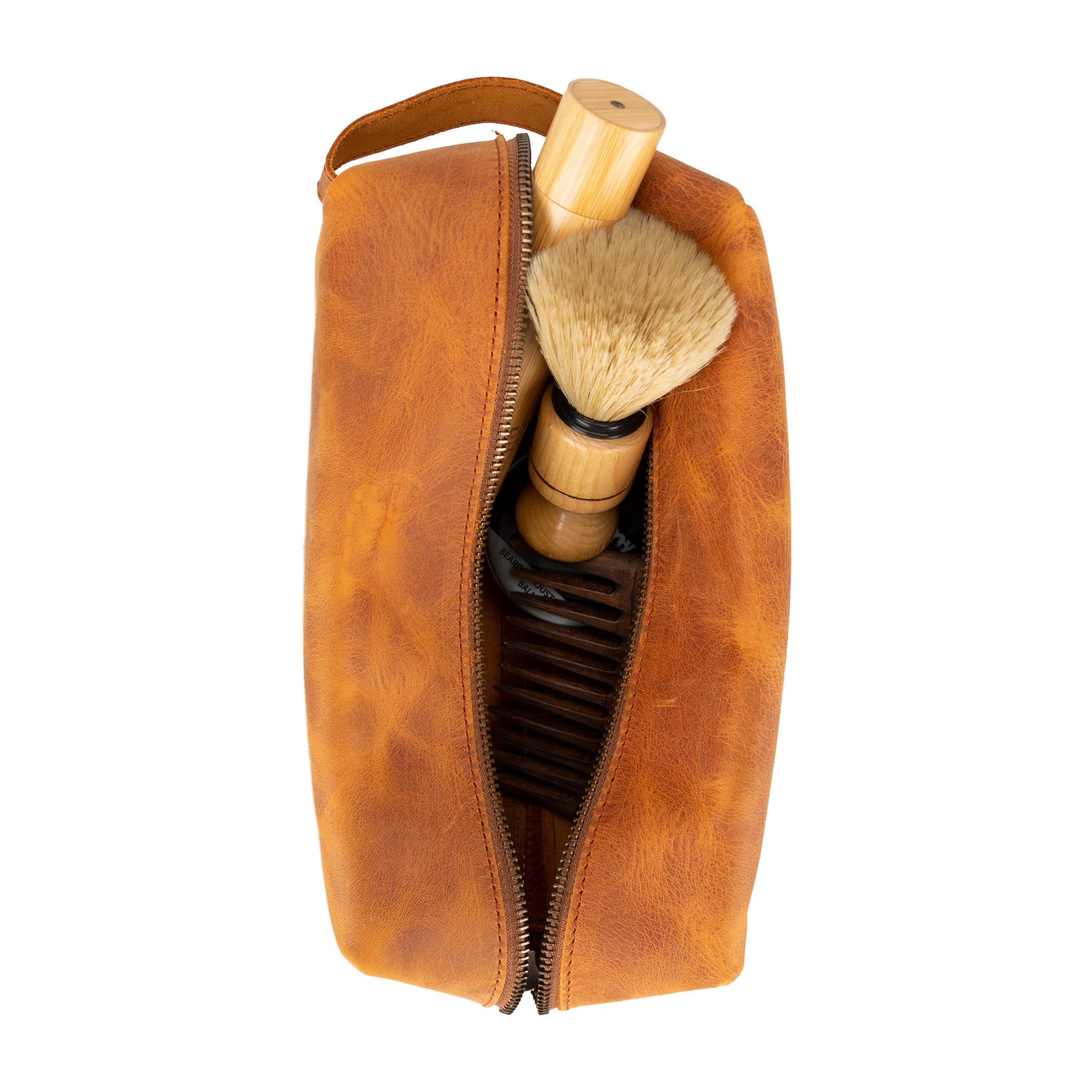 Eve Genuine Leather Dopp Kit, Medium