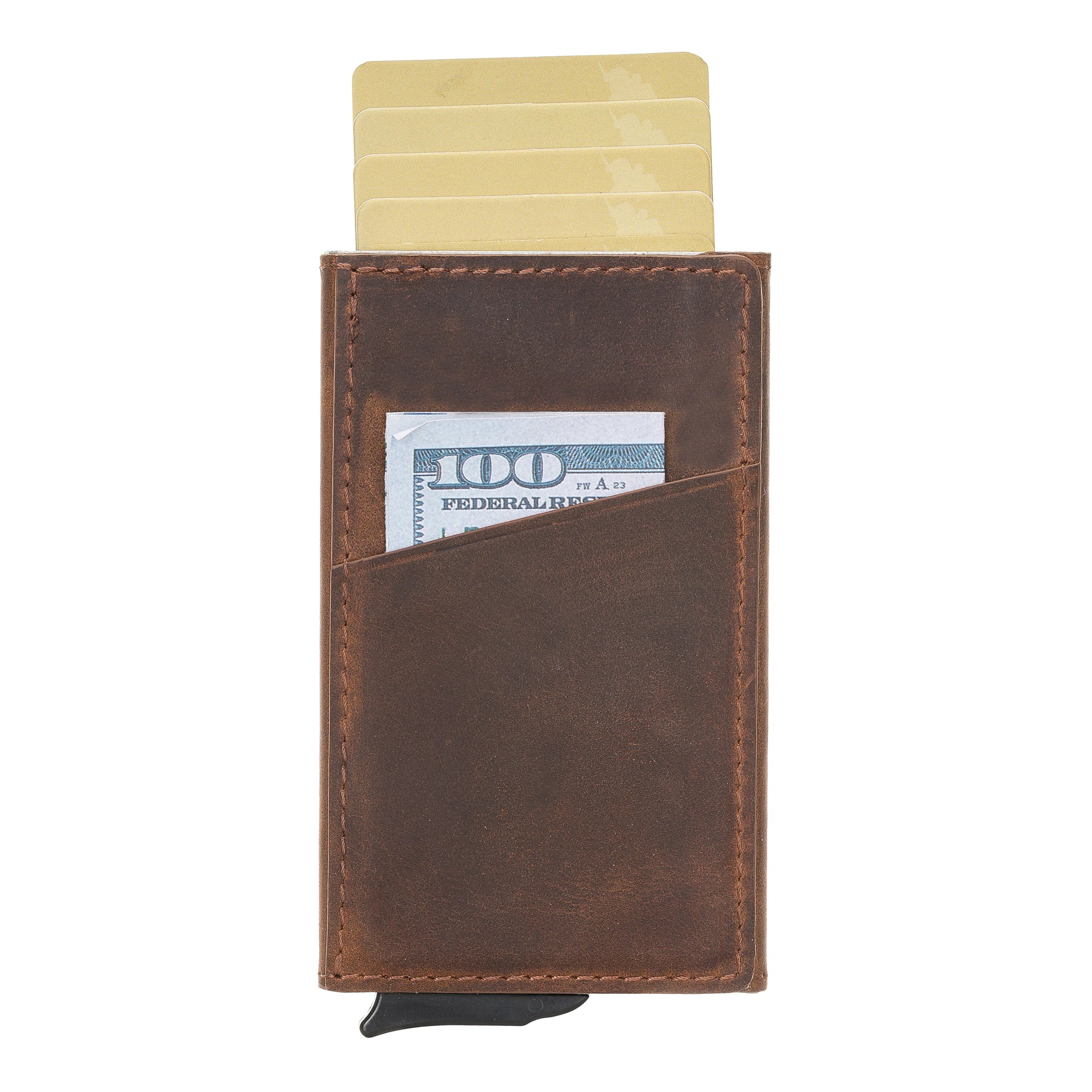 Torres Genuine Leather Pop-up Card Holder