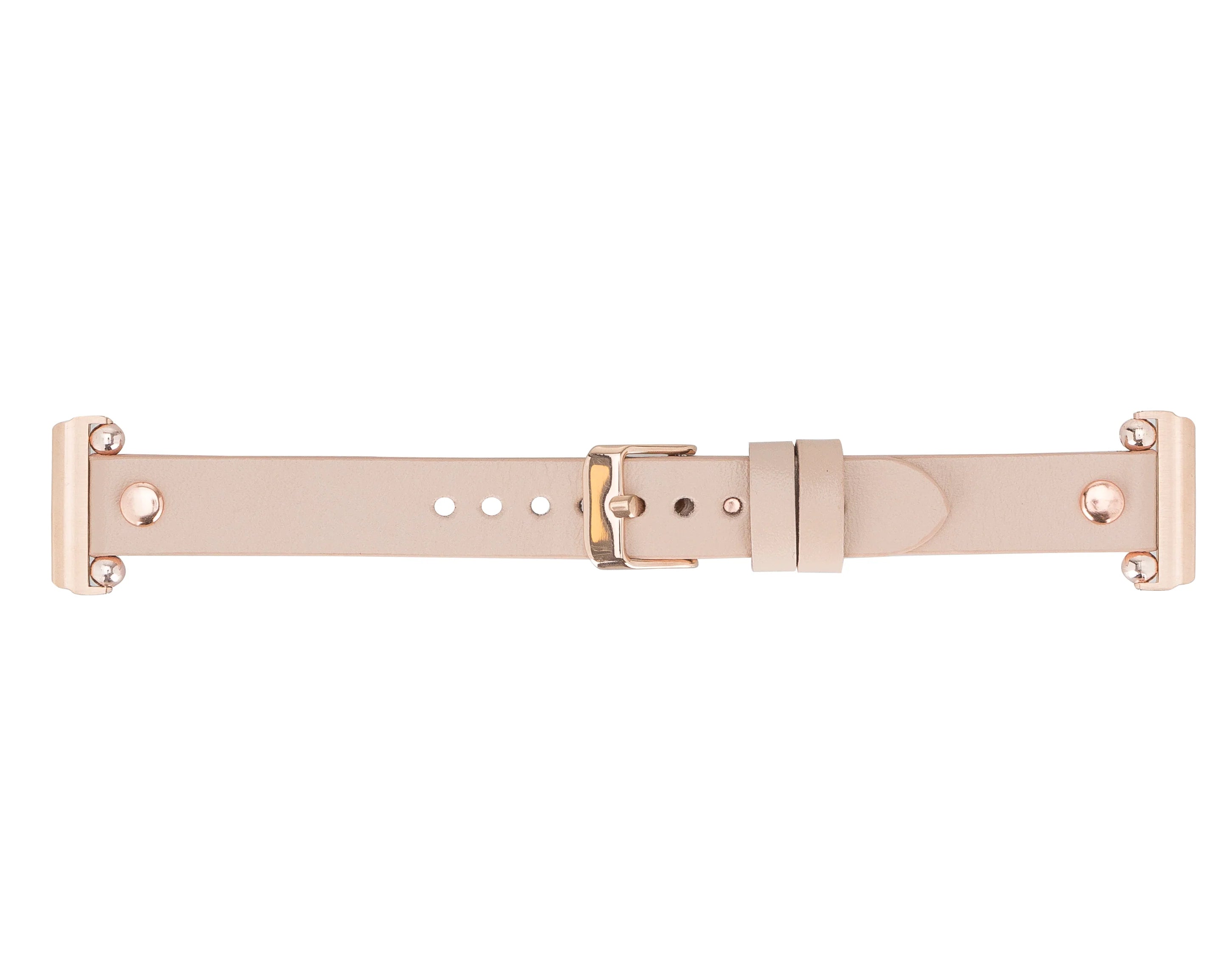 Ferro Orijinal Deri Apple Watch Kayışı Gül Altın Trok