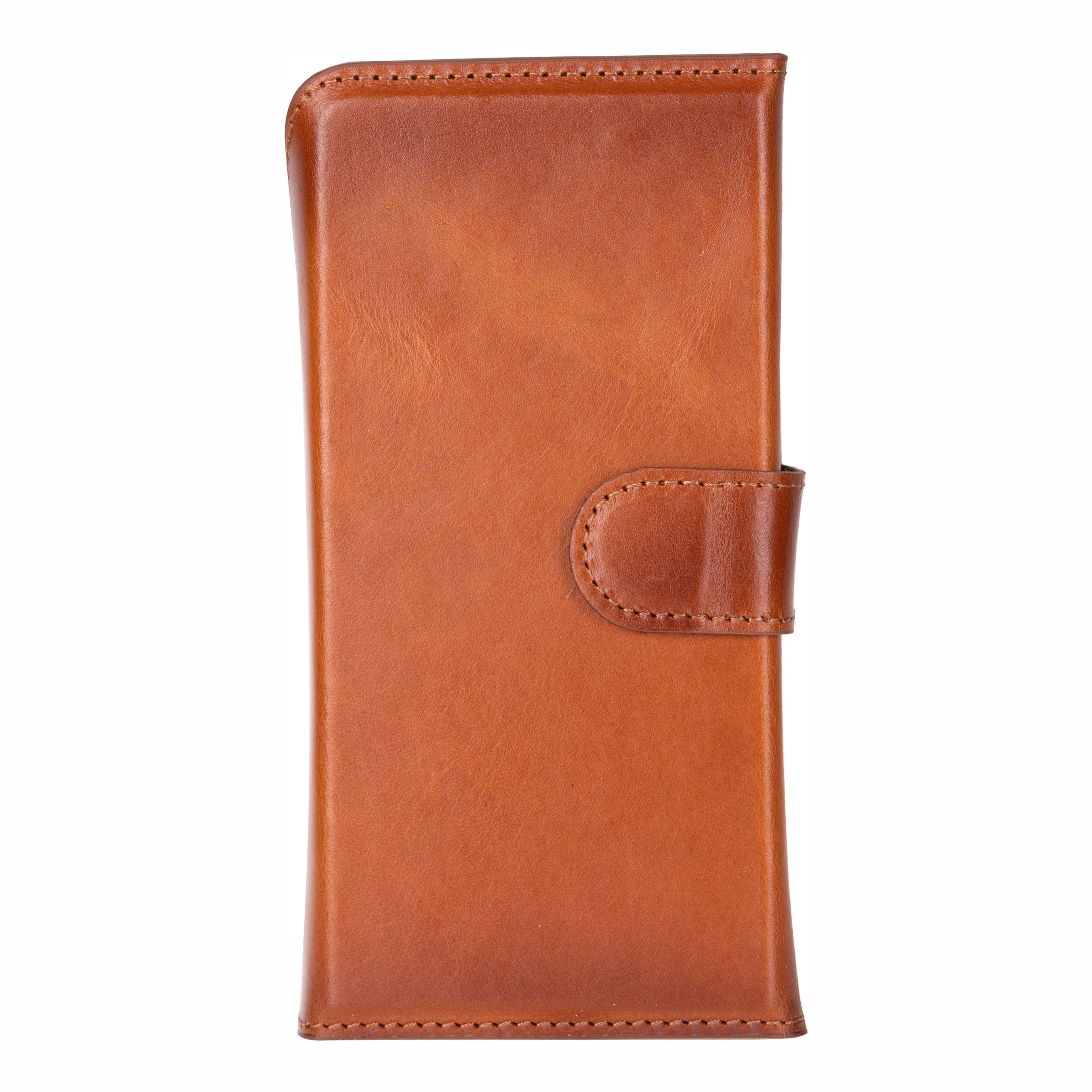 Santa iPhone 17 Pro Genuine Leather Detachable Wallet Case