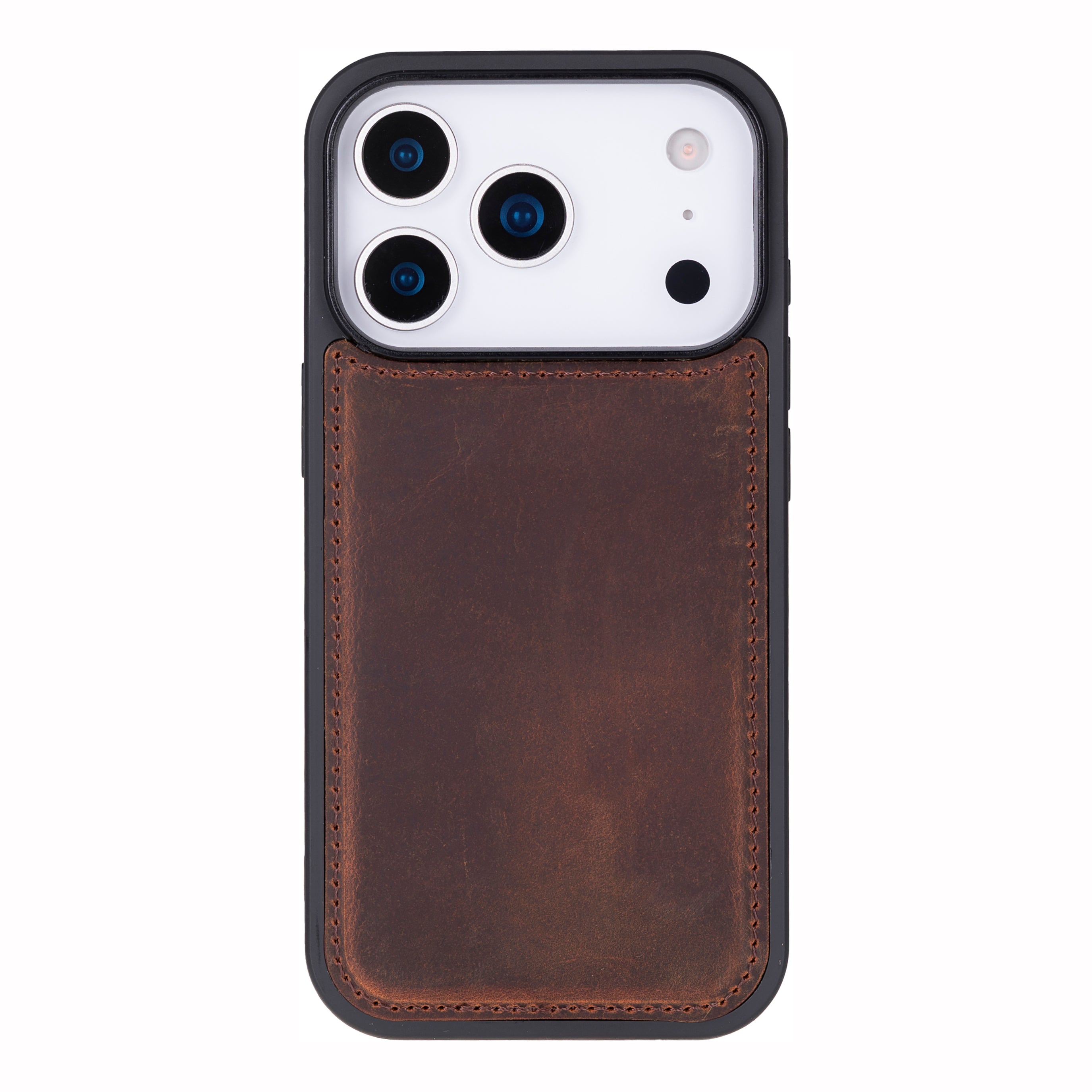 Liluri iPhone 17 Pro Detachable Genuine Leather Case