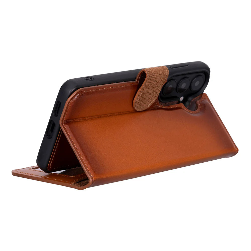 Magic Samsung Galaxy S26 Plus Ayrılabilir Deri Cüzdan Kılıf