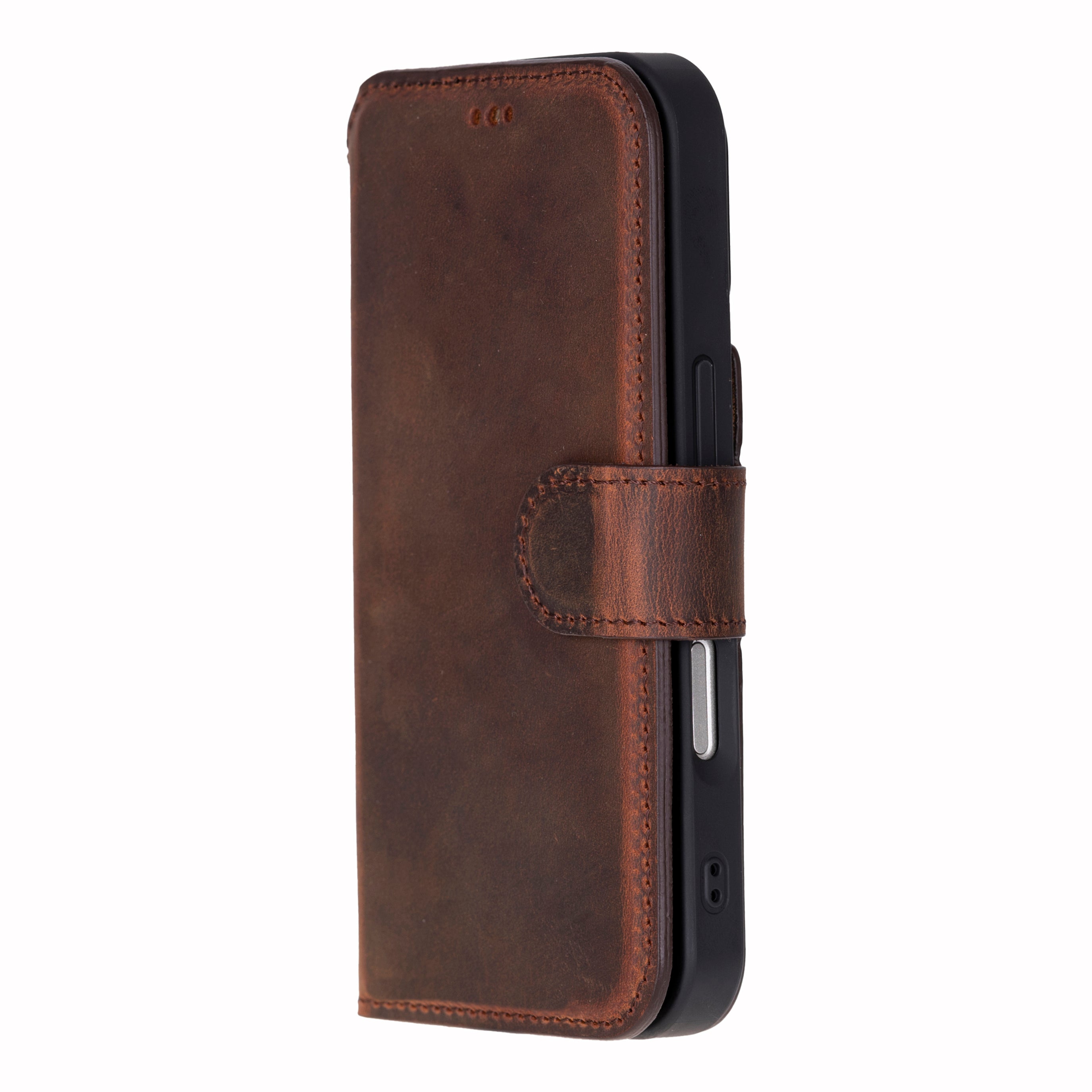 Liluri iPhone 17 Pro Detachable Genuine Leather Case