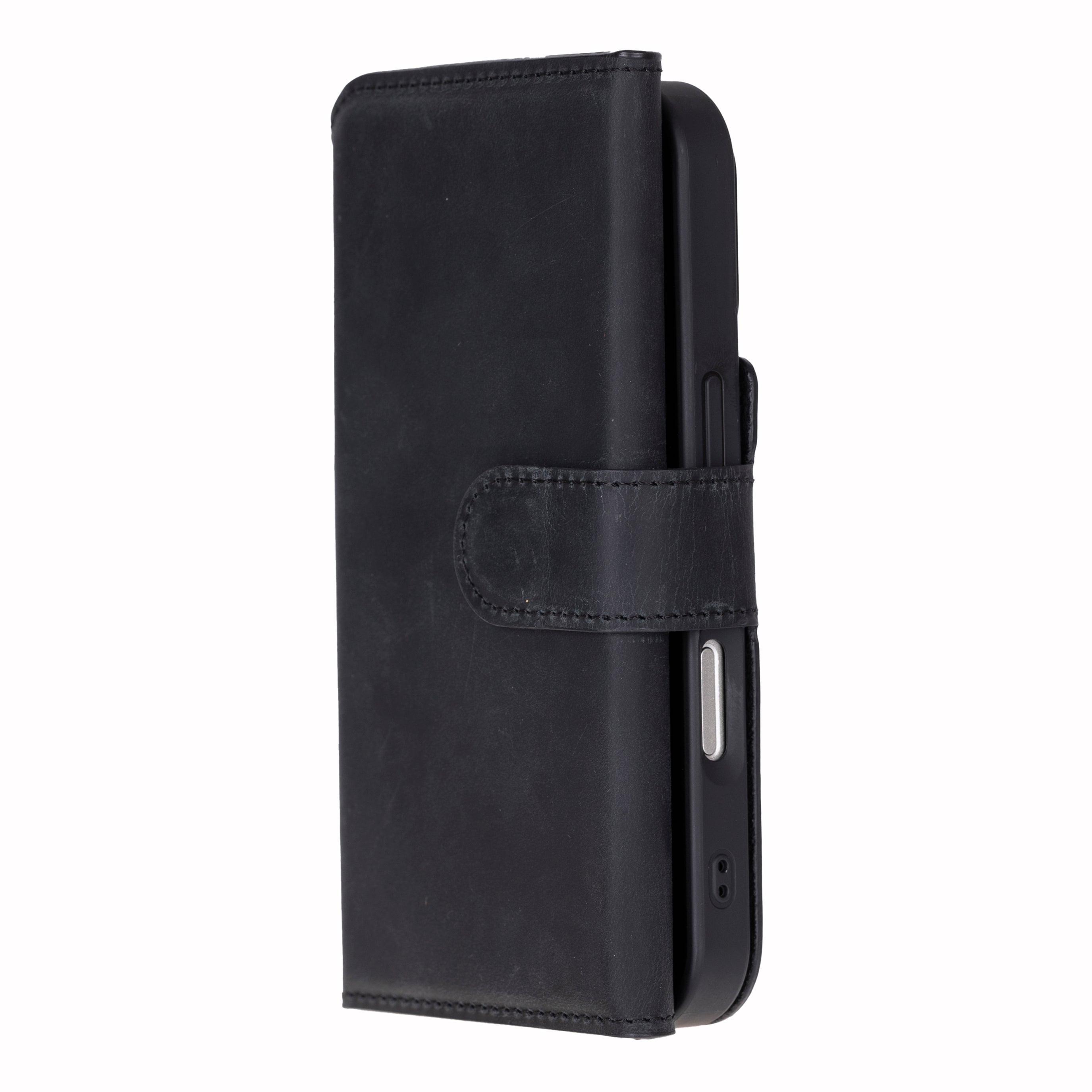 Santa iPhone 17 Air Genuine Leather Detachable Wallet Case